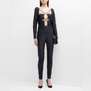 Dundas black palazzo with chain. Great deal! Price just reduced!